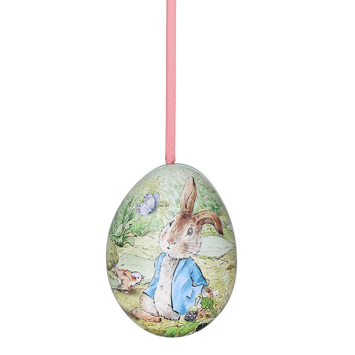 Cute Peter Rabbit Two-Part Hanging Egg | Fillable Easter Egg
