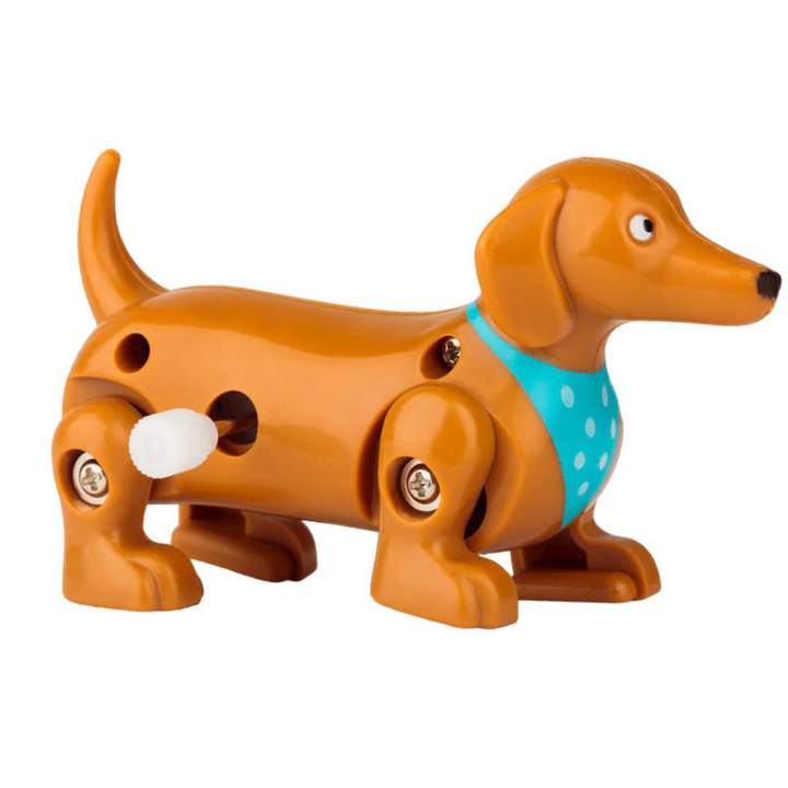 Wind Up & Go Sausage Dog | Brown | Little Gift | Cracker Filler