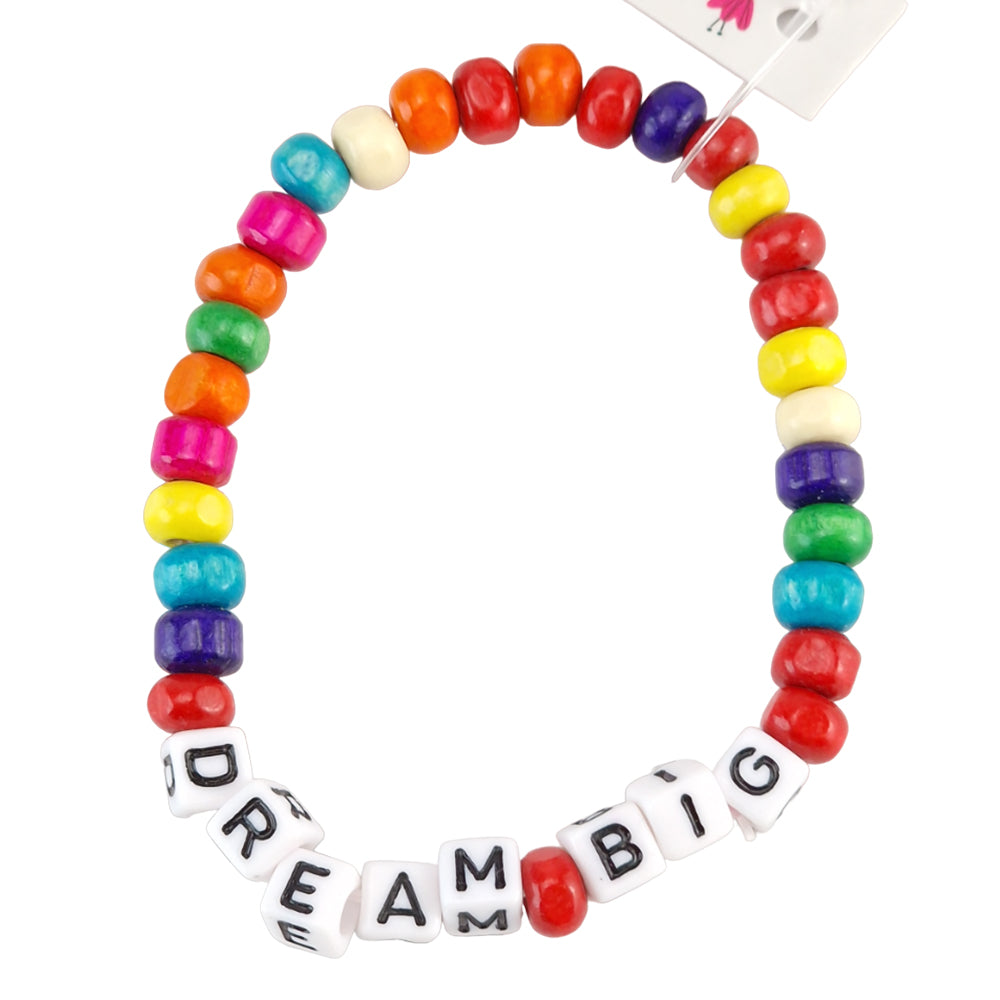 DREAM BIG | Mindfulness Bead Bracelet | Little Gift | Cracker Filler