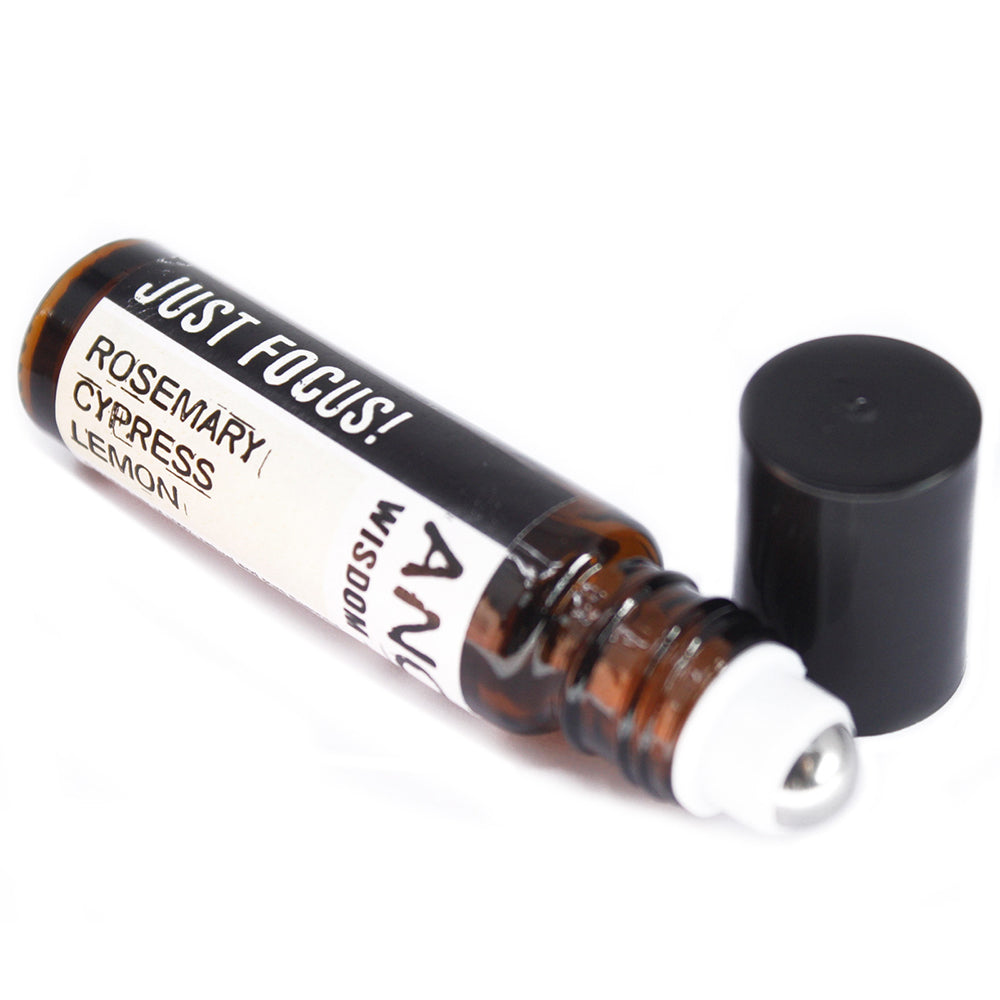 Just Focus! | 10ml Roll On Essential Oil Blend | Mini Gift | Cracker Filler