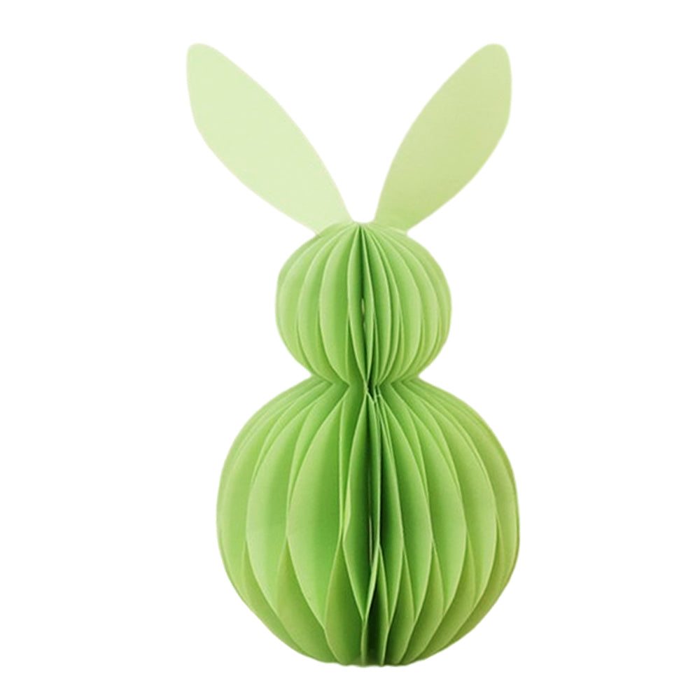 Pastel Green Easter Bunny  | 23cm | Honeycomb Paper Standing Decoration