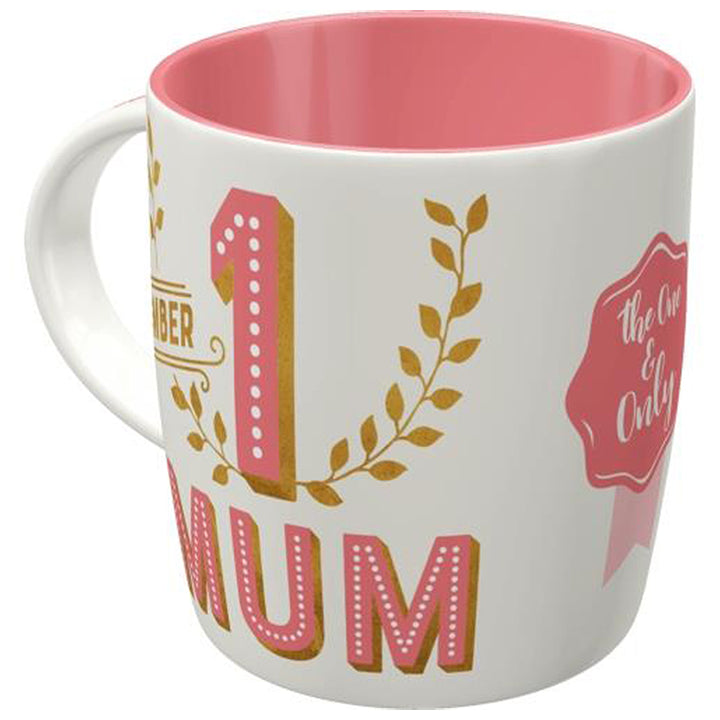 Number 1 Mum - The One and Only | Chunky Ceramic Mug