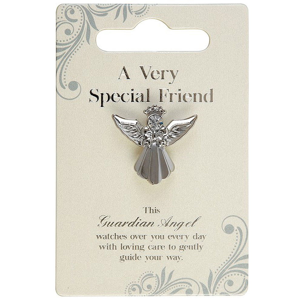 Very Special Friend | Guardian Angel Pin Badge | Little Gift | Cracker Filler