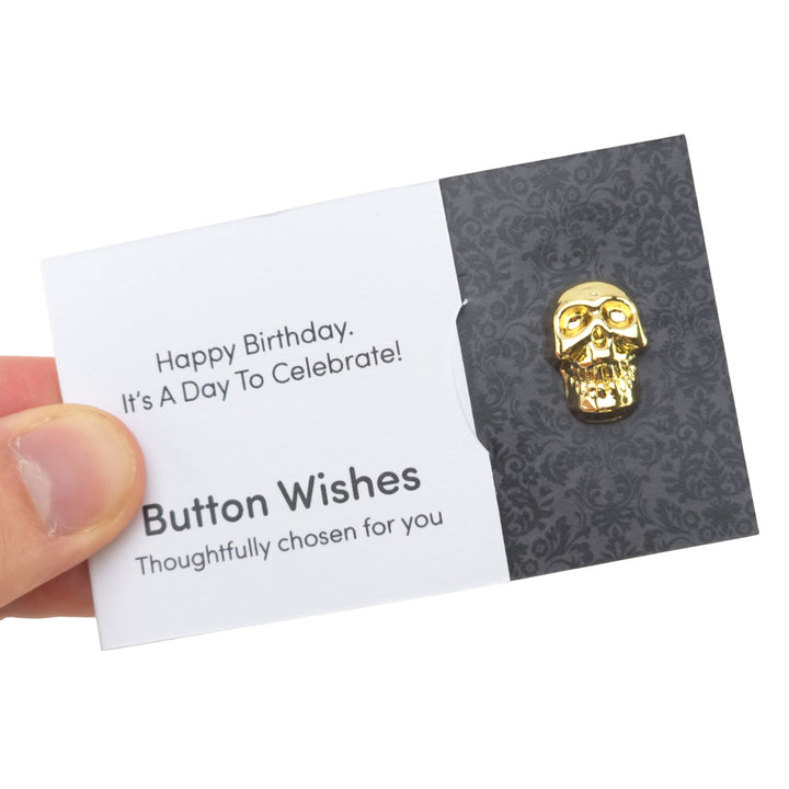 Happy Birthday - A Day To Celebrate | Button Wishes Sew On Token | Little Gift