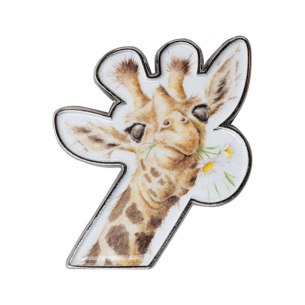 Cute Giraffe | Pin Badge for Ladies | Wrendale | Mini Gift | Cracker Filler