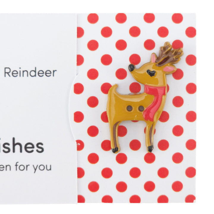 You're The Cutest Reindeer of All | Button Wishes Sew On Token | Cracker Filler