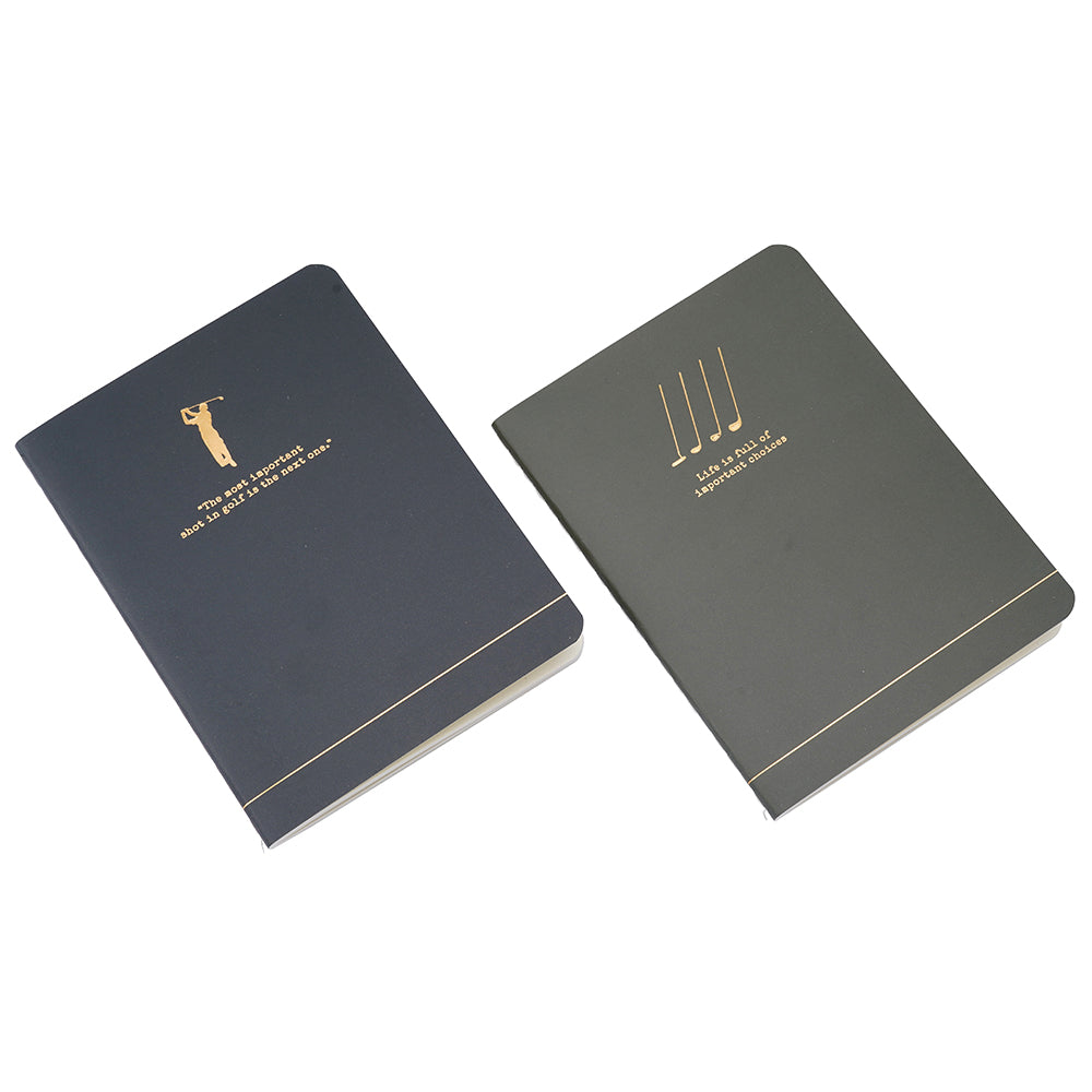 Golf Themed Notebooks | Set of 2 | Letterbox Gift