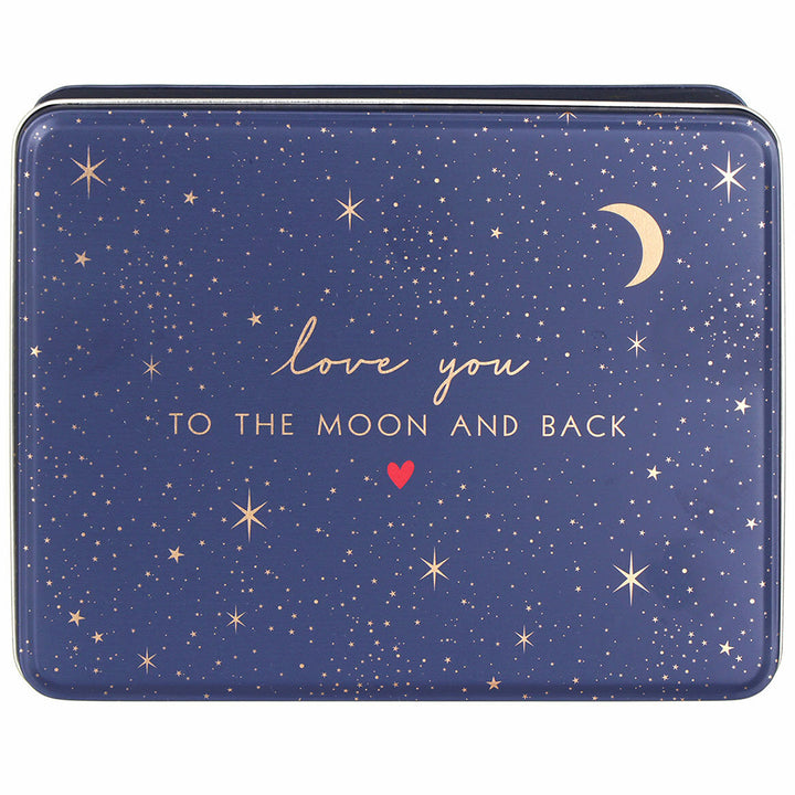 Love You To The Moon & Back Tin | 19.5 x 15 x 7.5cm | Gift Idea