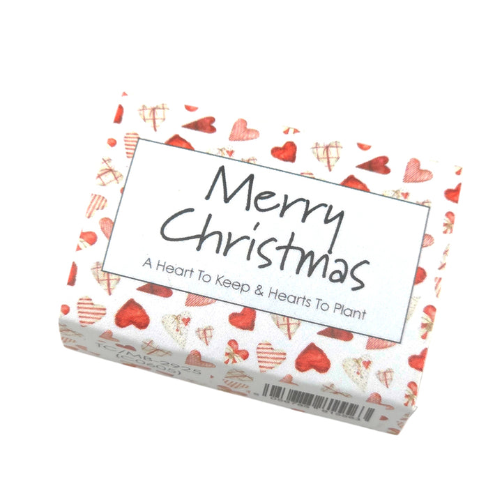 Scandi Hearts | Christmas Hearts to Keep &amp; Plant | Cracker Filler | Little Gift