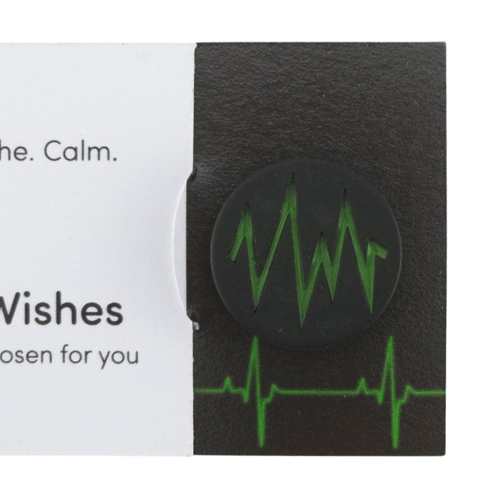 Relax. Breathe. Calm. | Button Wishes Sew On Token | Little Gift | Cracker Filler