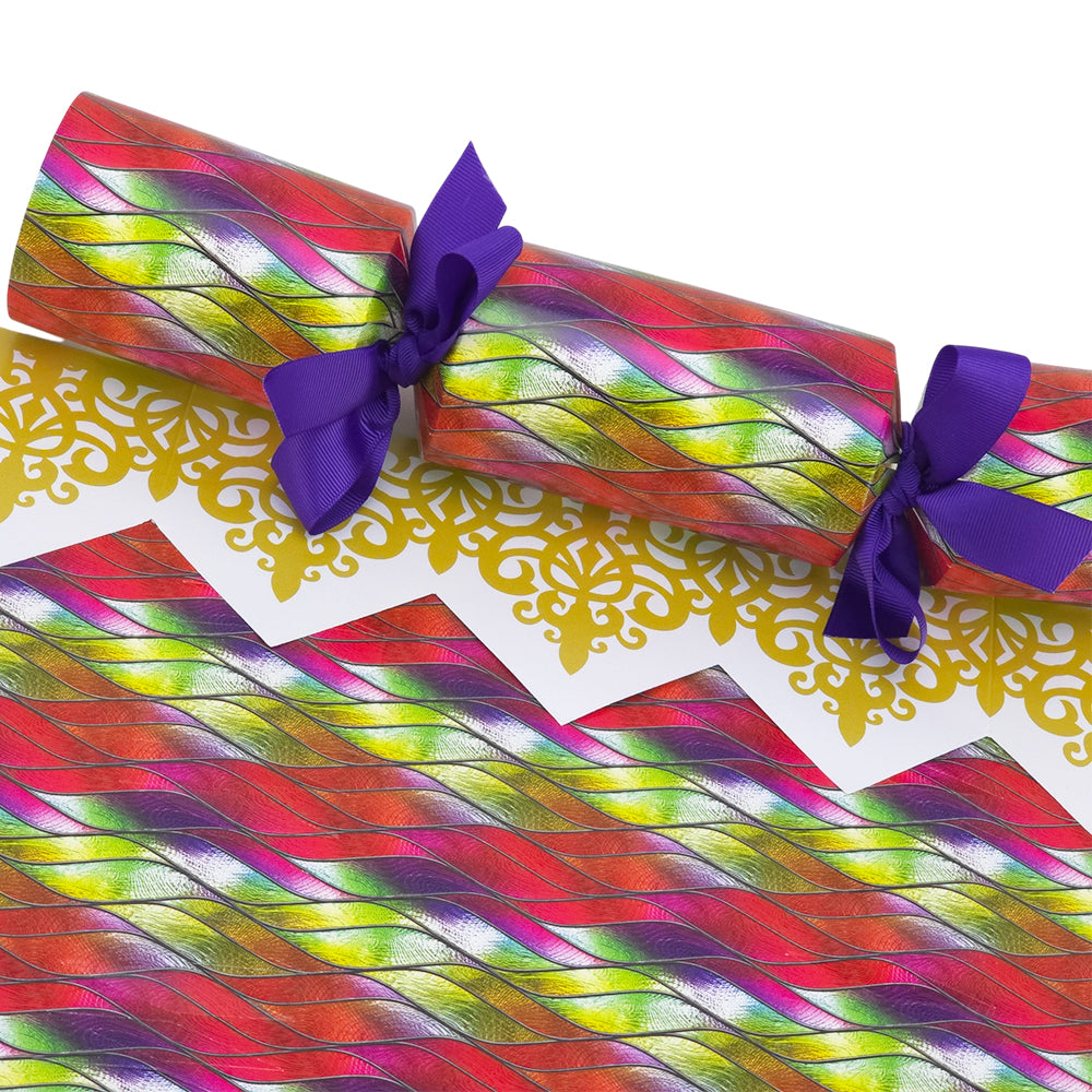 Stained Glass Swirls | Cracker Making Craft Kit | Make &amp; Fill Your Own