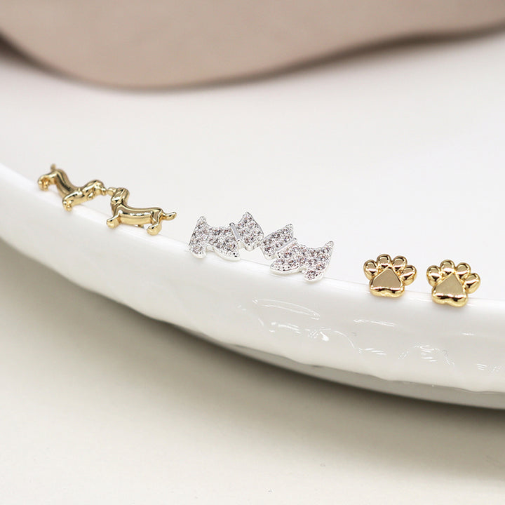 Dog Lovers Earring Trio Set | Mini Gift | Cracker Filler