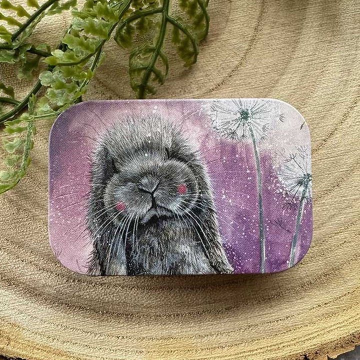 Misty Bunny | Little Slide Shut Tin to Fill | Cracker Filler Gift