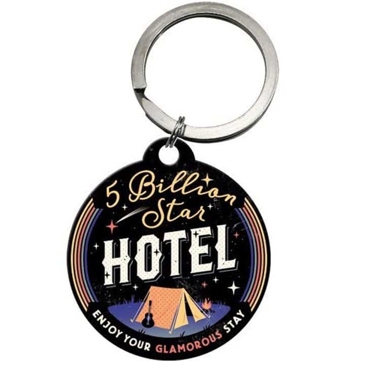 Born to Camp | Metal Keyring | Little Gift | Cracker Filler