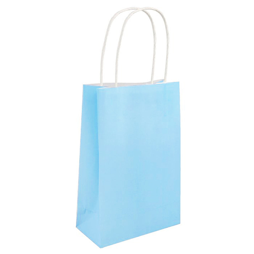 Paper Party Bags with Paper Handles | Choice of Colours | Recyclable | 21x14x7cm