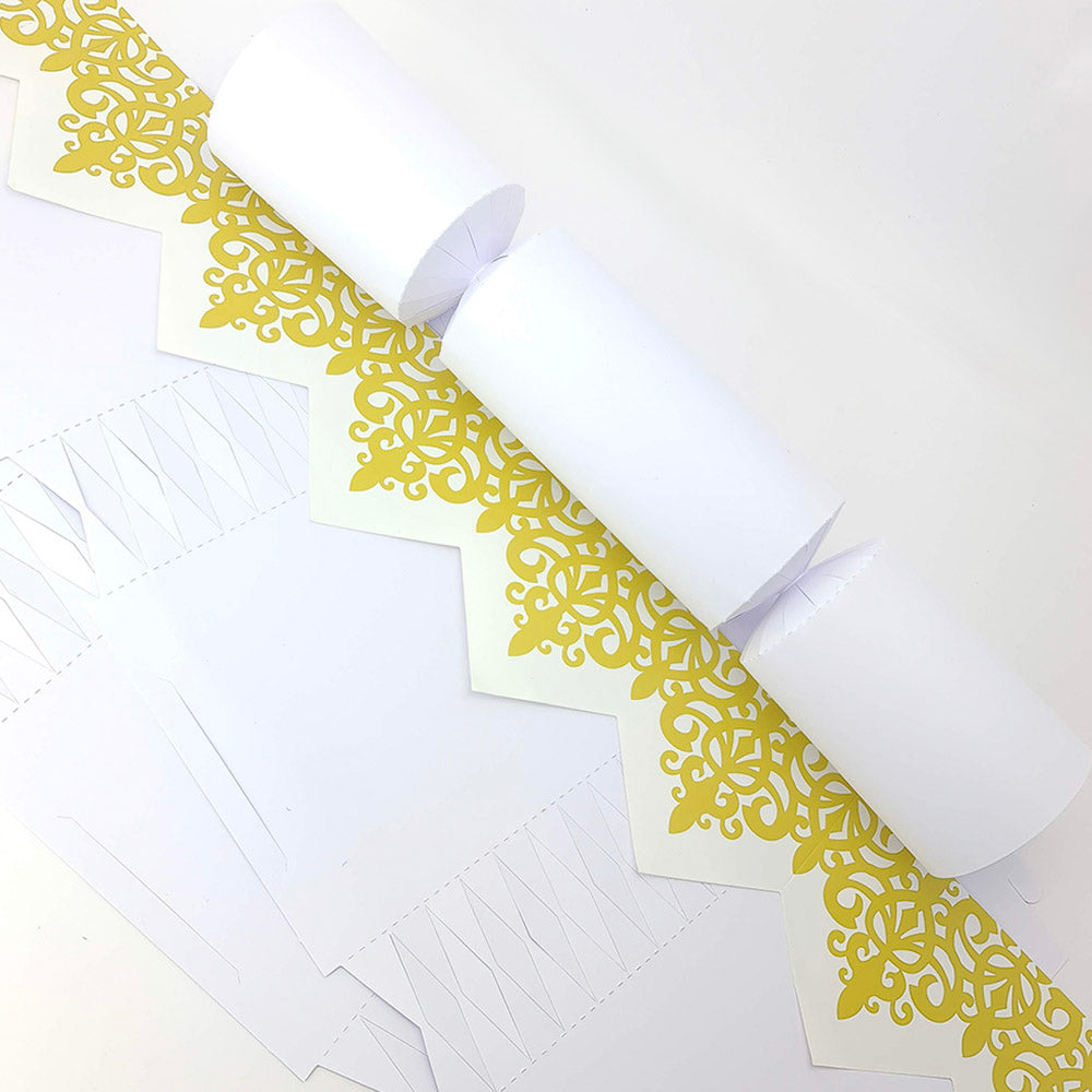 Pure White | Cracker Making DIY Craft Kits | Make Your Own | Eco Recyclable