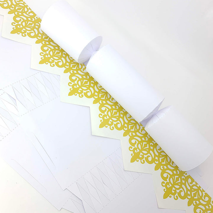 Pure White | Cracker Making DIY Craft Kits | Make Your Own | Eco Recyclable