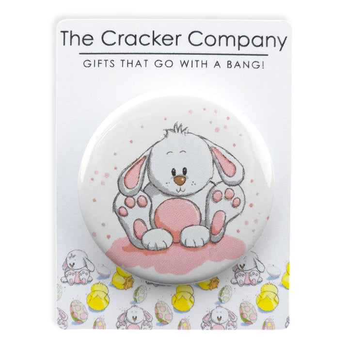 Cute Easter Bunny | 38mm Button Pin Badge | Little Gift | Cracker Filler