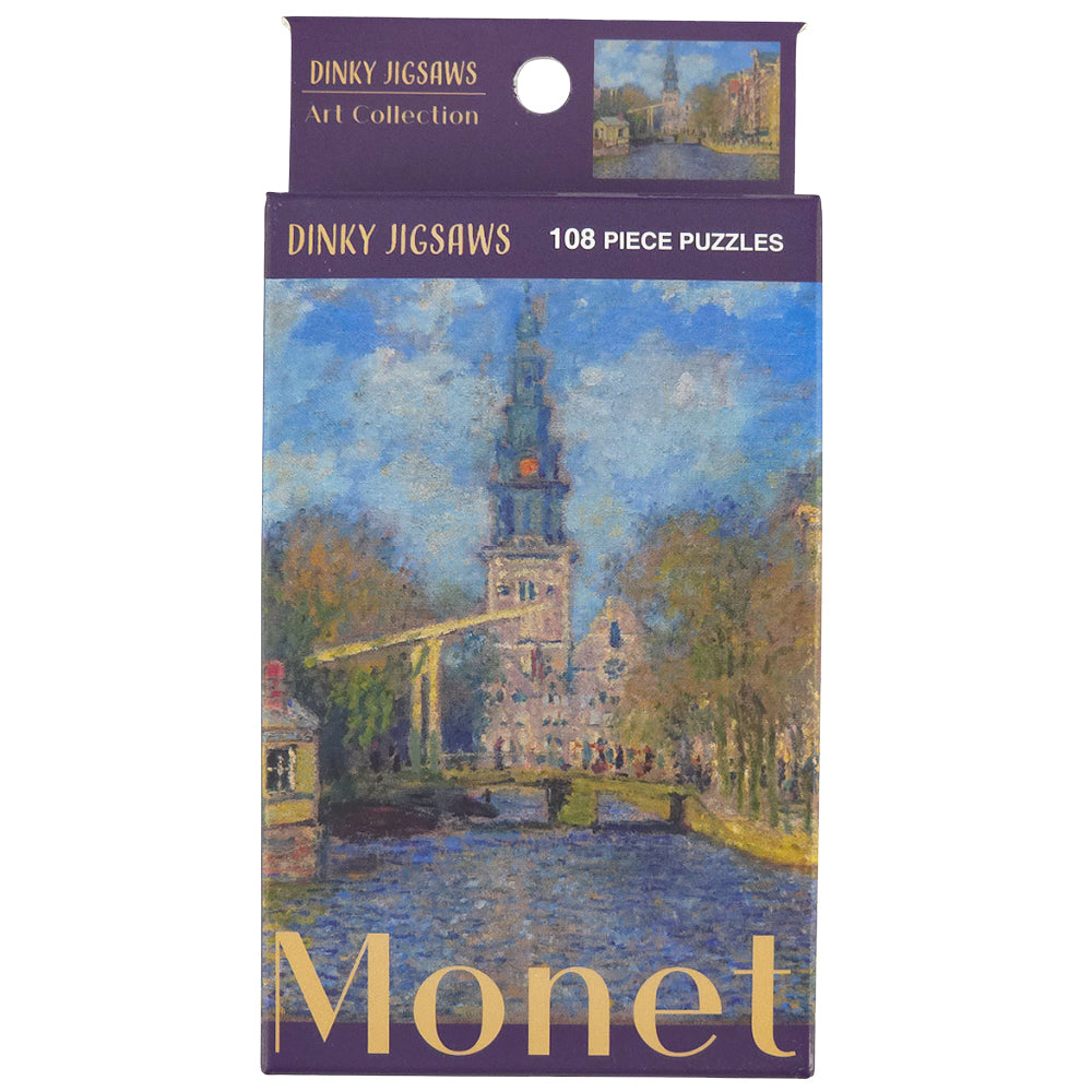 Claude Monet | Dinky Impressionist Jigsaw Puzzles | 108 Pieces | Little Gift