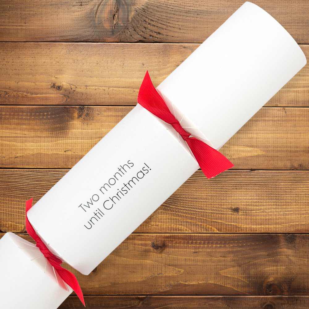 Two months until Christmas! | Modern Phrases Cracker Making Kit