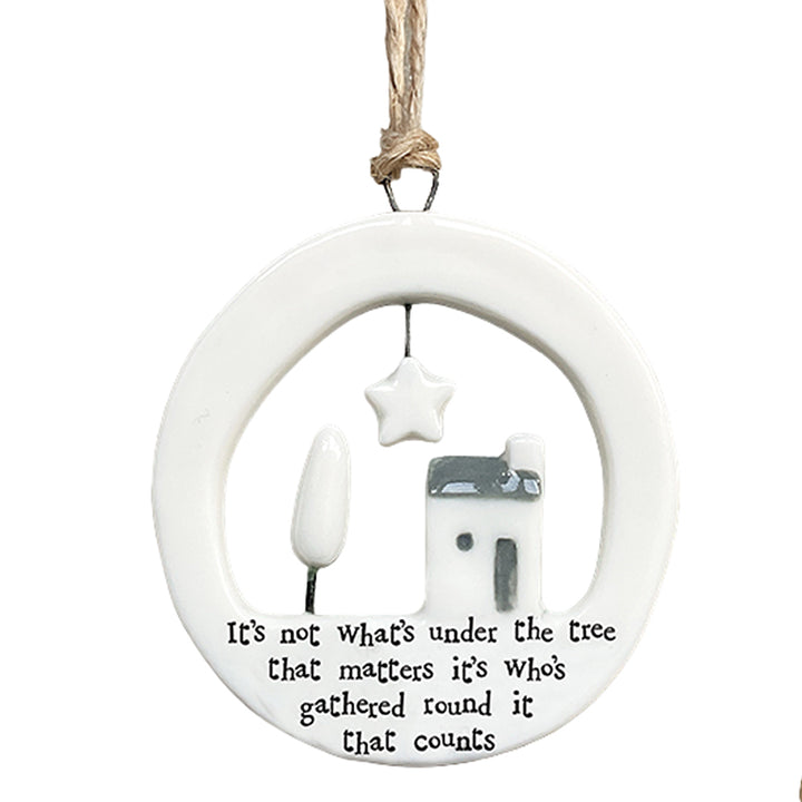 Not What's Under The Tree | Ceramic Ornament | Cracker Filler | Little Gift