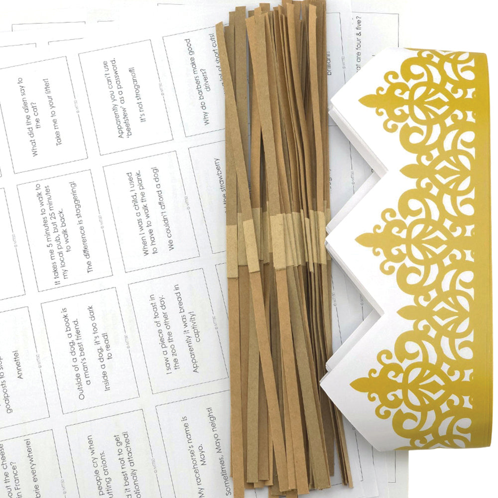 Traditional Christmas Tones | Bulk Craft Kits to Make 100 Crackers | Recyclable