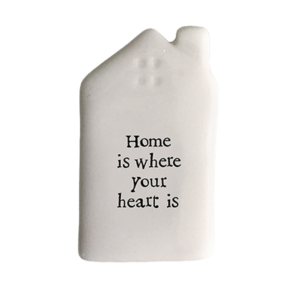 Home is Where Your Hearts Is | Ceramic Token | Cracker Filler | Mini Gift