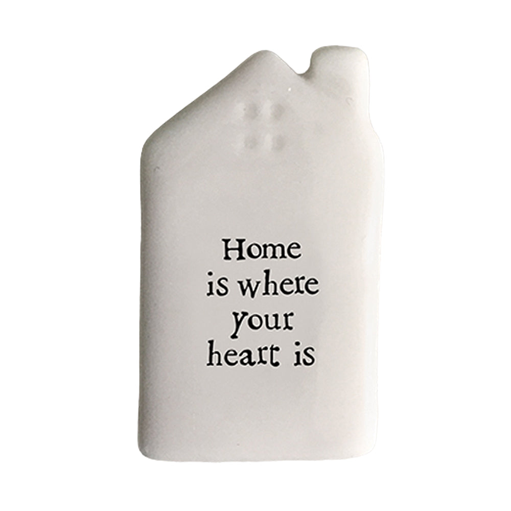 Home is Where Your Heart Is | Ceramic Token | Cracker Filler | Little Gift