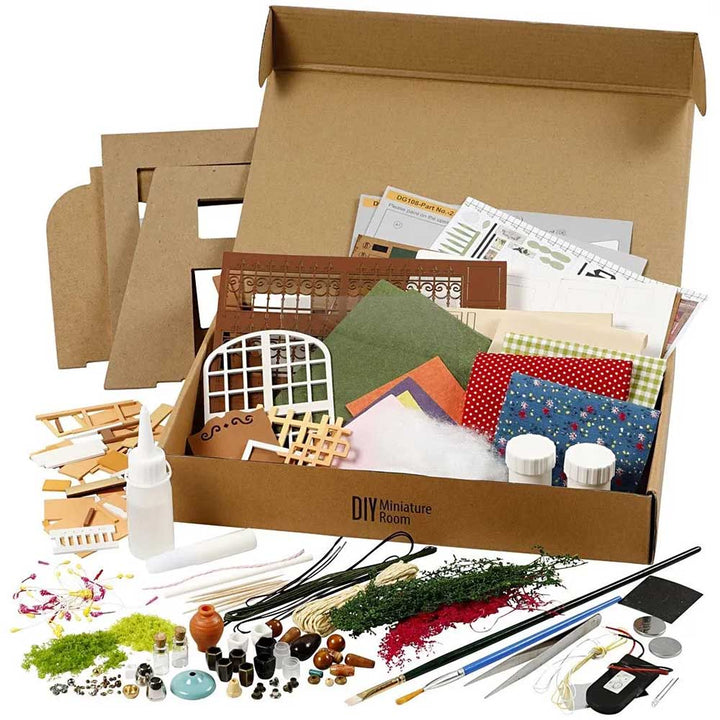 Miniature Garden Room | Design & Create Your Own | Premium Craft Kit