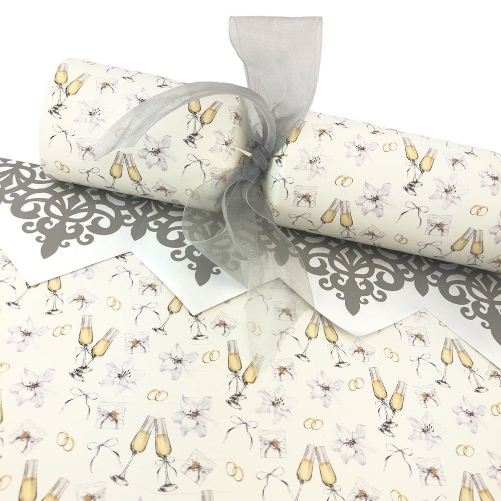 Champagne Wedding | Cracker Making Craft Kit | Make &amp; Fill Your Own
