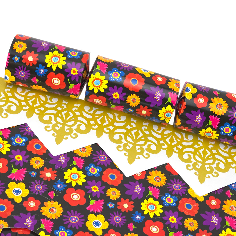 Mini Retro Flowers | Cracker Making Craft Kit | Make &amp; Fill Your Own