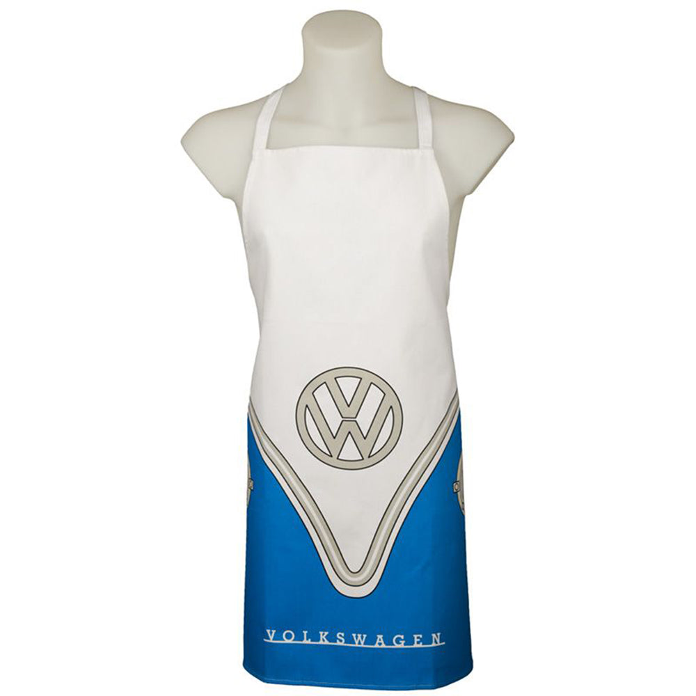 Volkswagen VW T1 Camper Bus Blue | Cotton Apron | Gift Idea