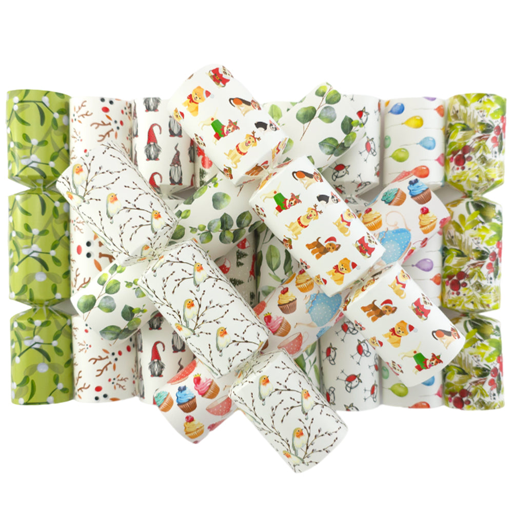 6 Small Willow &amp; Robin Christmas Favour Cracker Making Kit | Make and Fill Your Own