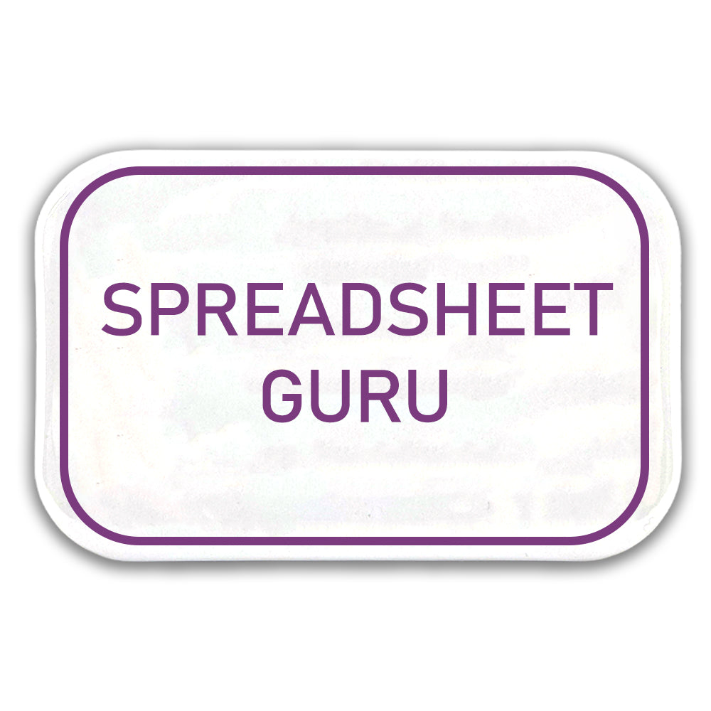 Spreadsheet Guru | Fun Magnet | Office Banter | Cracker Filler Gift
