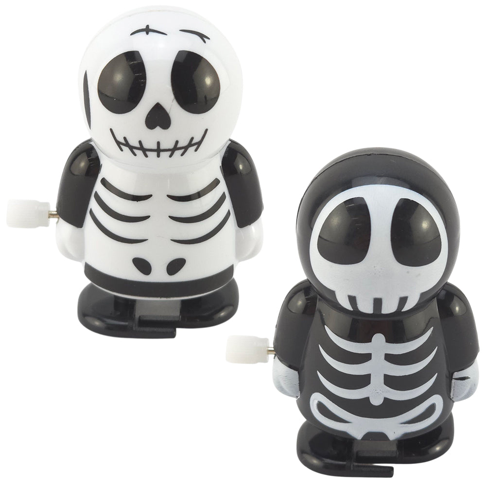 Walking Skeletons | Halloween Wind Up Toy | 6cm | Single | Cracker Filler Gift