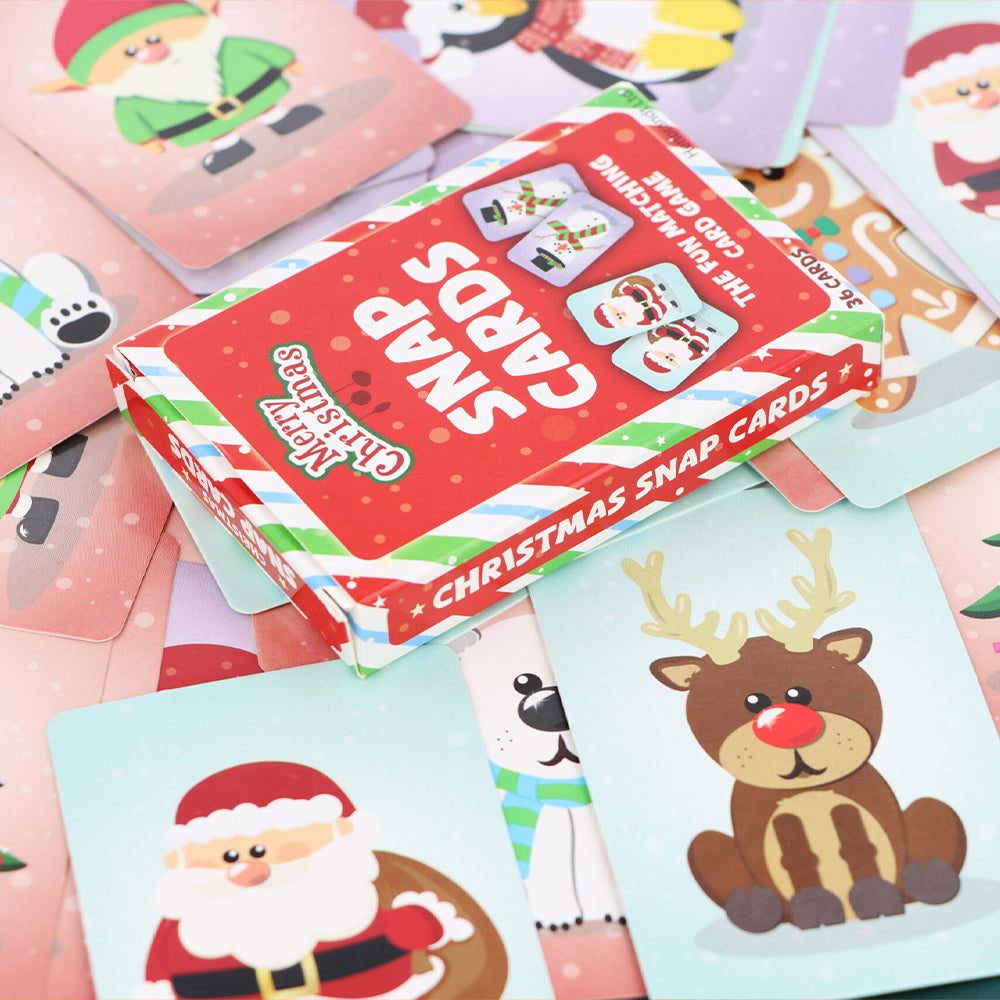 Christmas Snap Cards for Kids | Little Gift | Cracker Filler