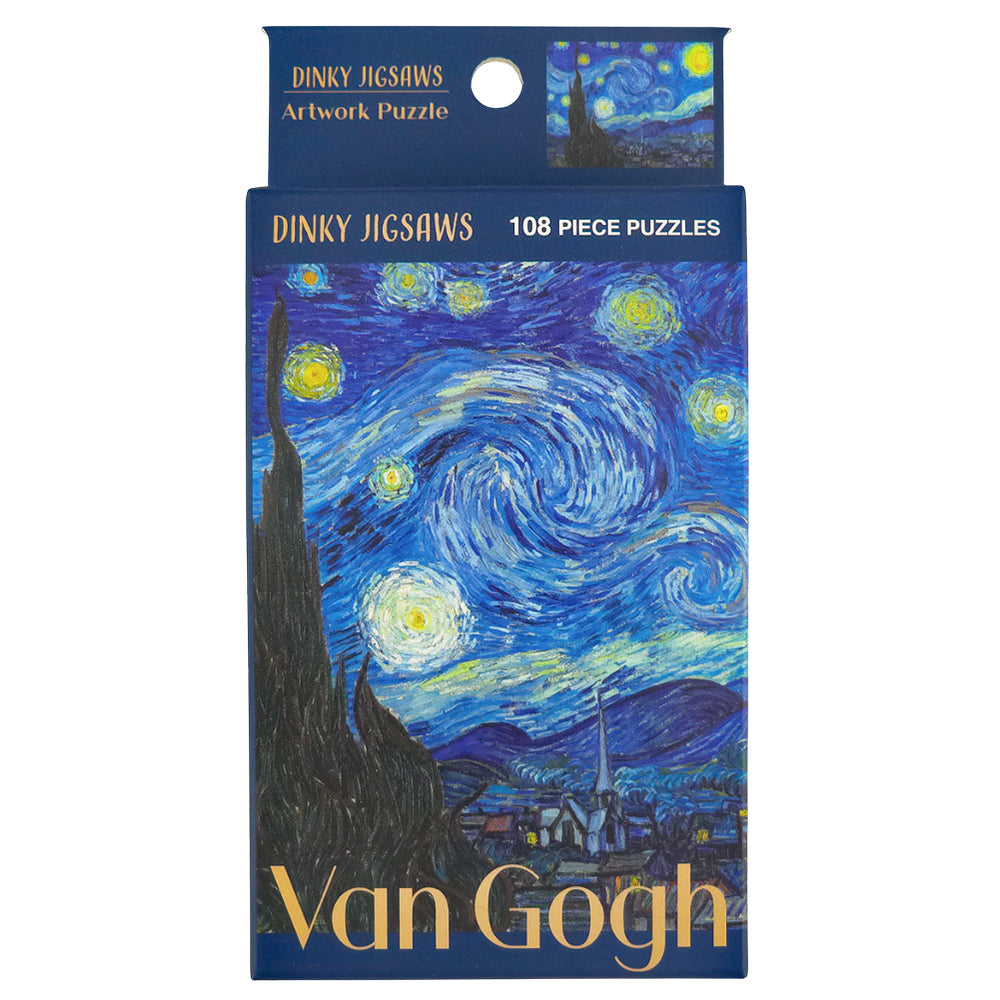 Van Gogh Dinky Jigsaw Puzzles | 6 Designs | 108 Pieces | Little Gift