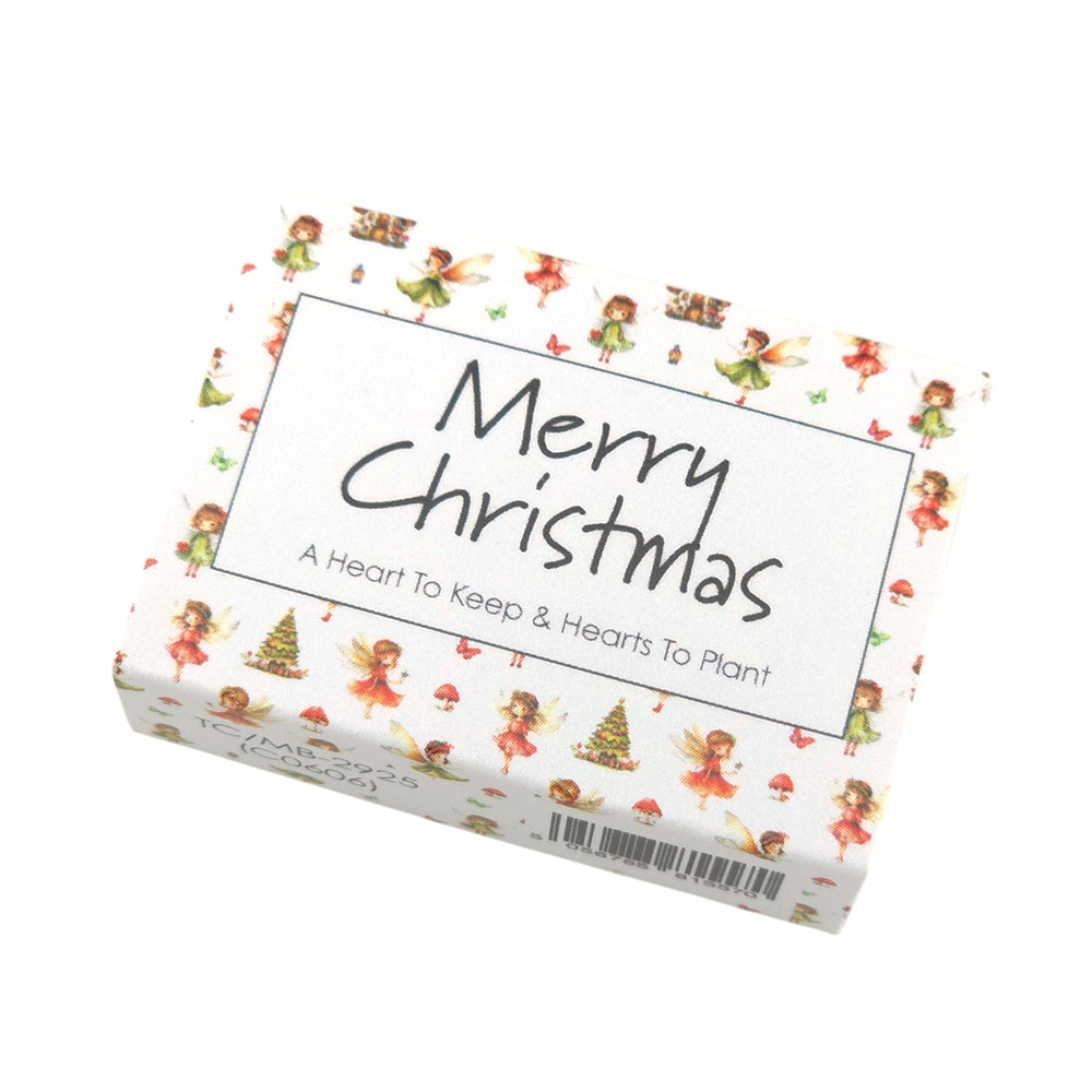 Christmas Fairies | Christmas Hearts to Keep & Plant | Cracker Filler Little Gift