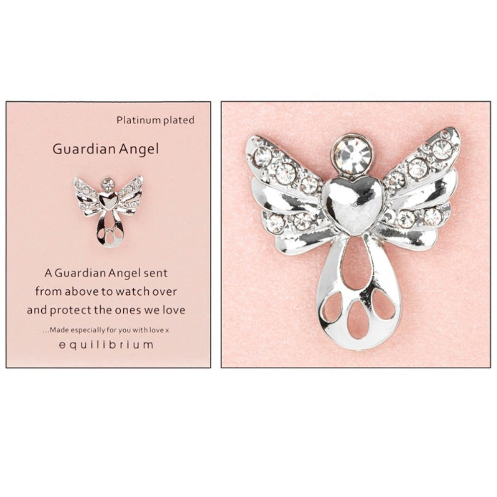 From Above | Platinum Plated Guardian Angel Pin | Cracker Filler | Mini Gift