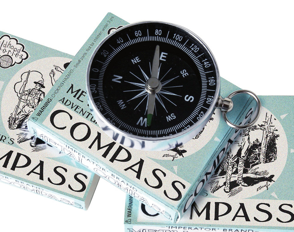 Traditional Metal Compass Toy | Cracker Filler | Mini Gift