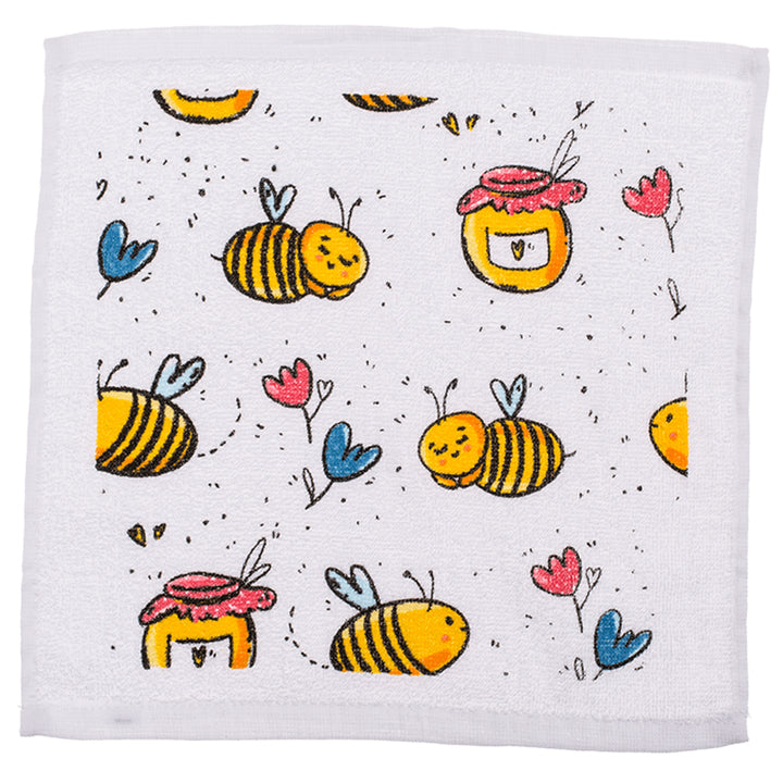 Bee Design Magic Expanding Flannel | Mini Towel | Cracker Filler | Mini Gift