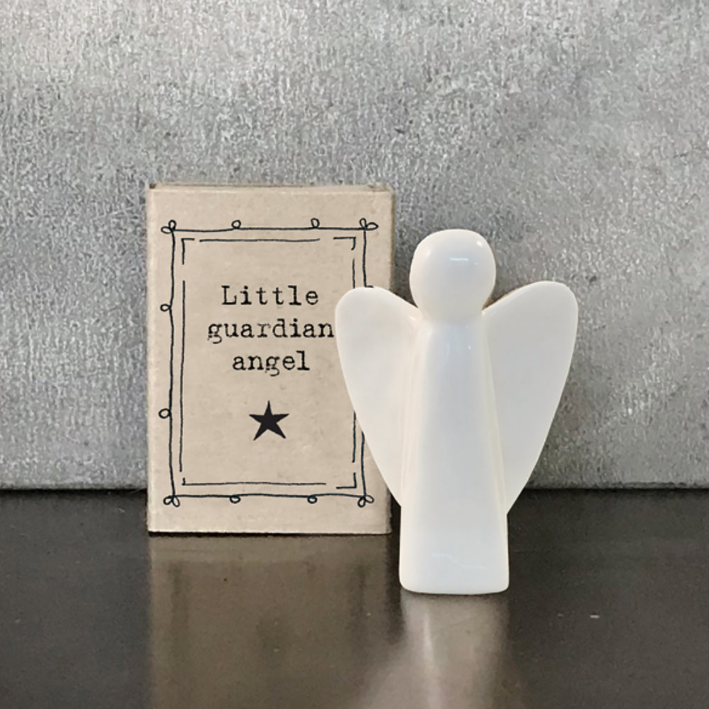 Little Guardian Angel | Ceramic Angel | Cracker Filler | Matchbox Little Gift
