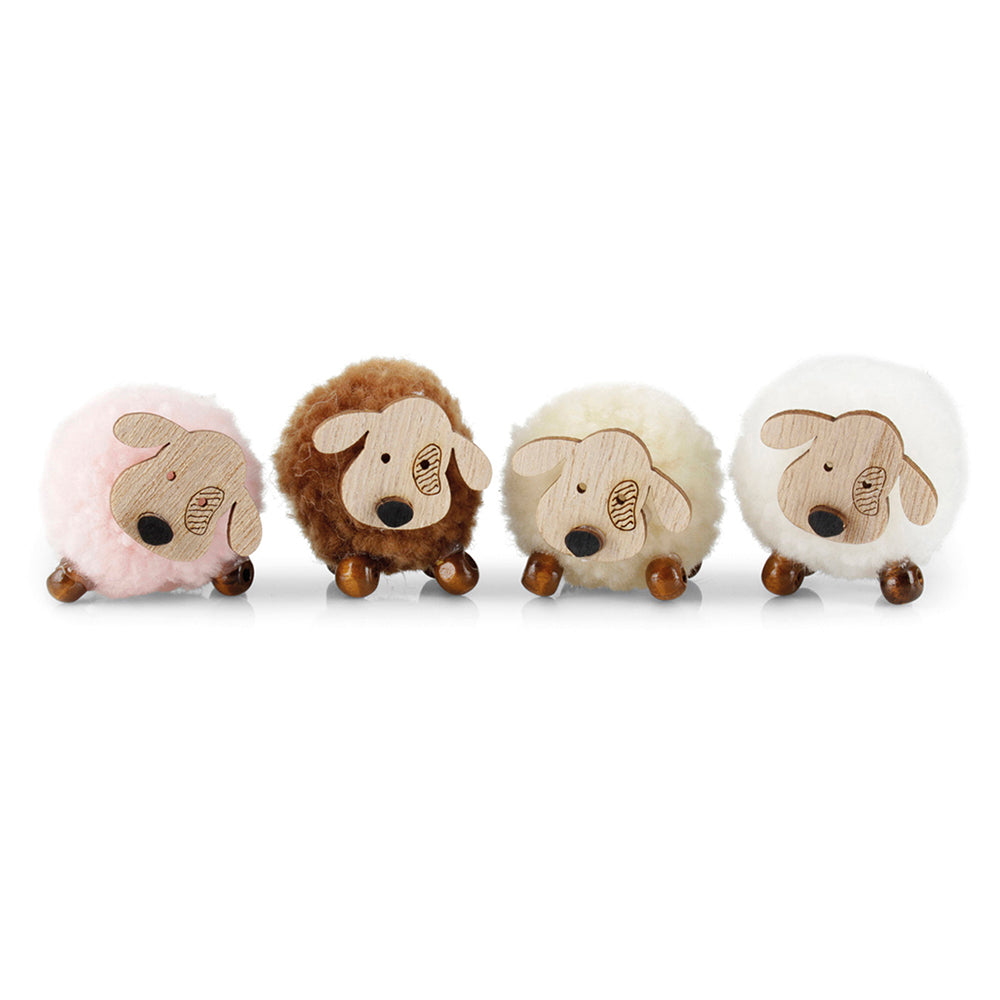 Single 4cm Mini Pom Pom Dog | Cracker Filler | Little Gift