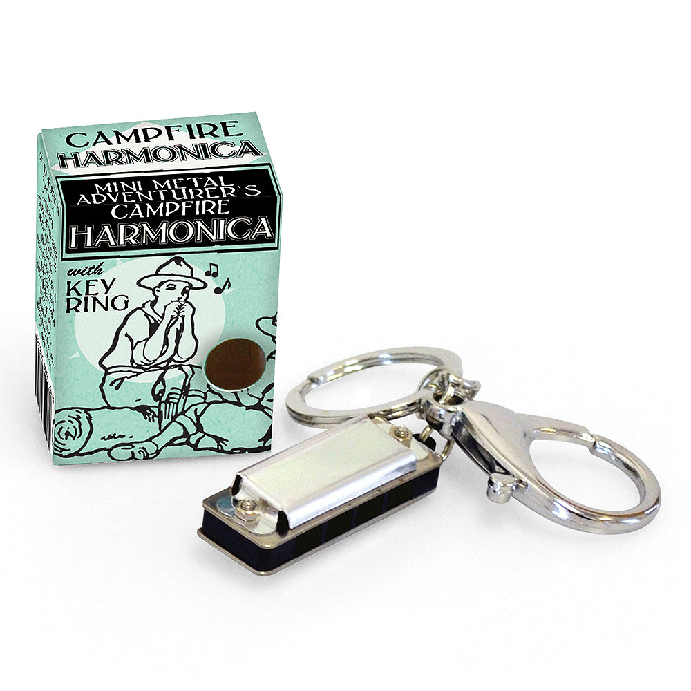 Mini Metal Harmonica Mouth Organ Keyring | Cracker Filler | Little Gift
