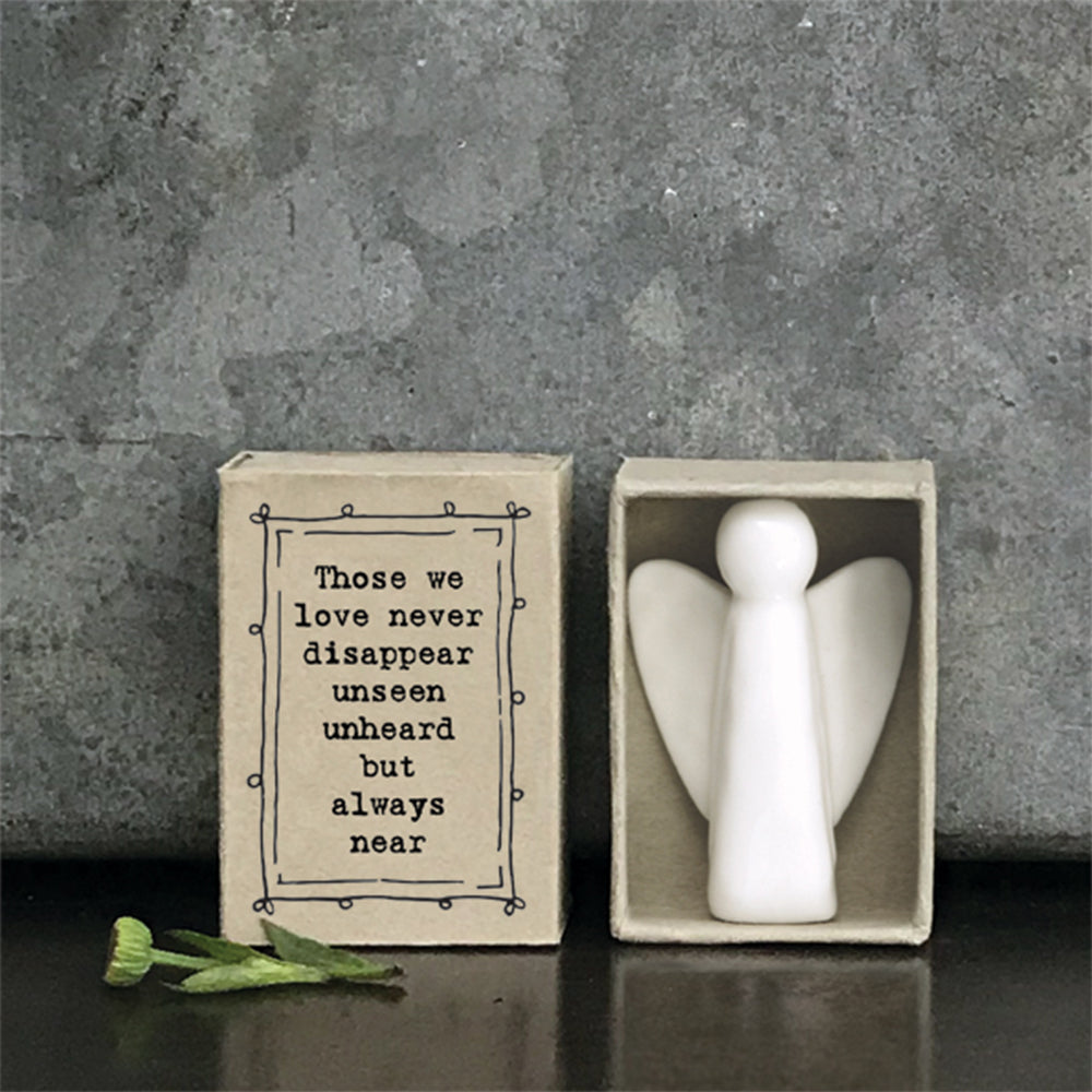 Those We Love Never Disappear | Ceramic Angel | Cracker Filler | Mini Gift