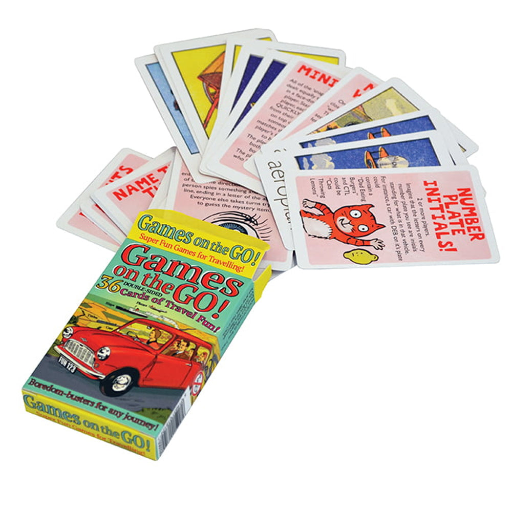 Pack of Travel Cards | Games on the Go | Cracker Filler | Mini Gift