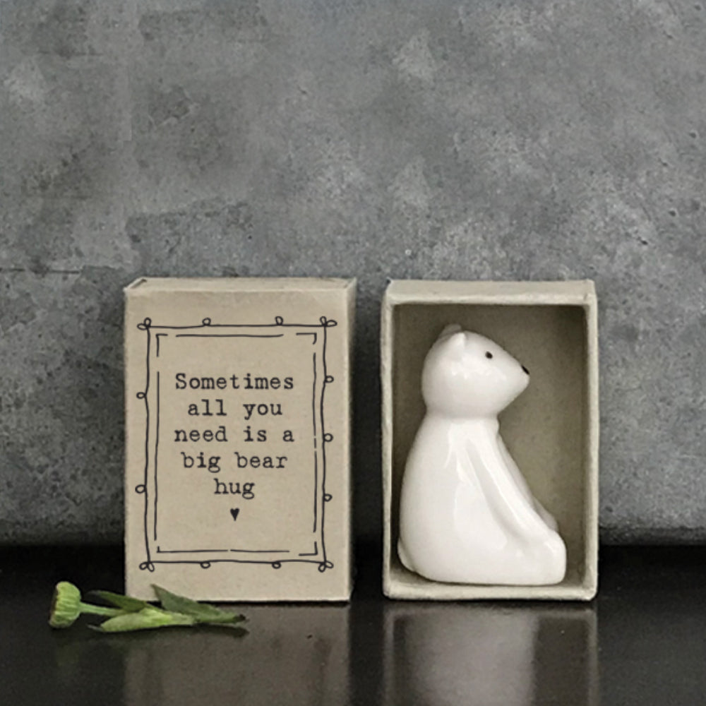 Sometimes All You Need As A Big Bear Hug | Ceramic Bear | Cracker Filler | Mini Gift
