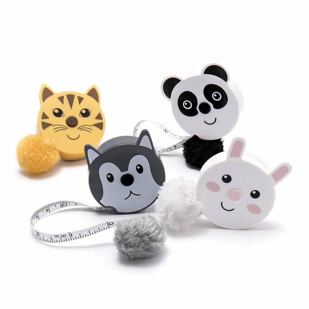 Cute & Fluffy Retractable Tape Measure | Single | Cracker Filler | Little Gift