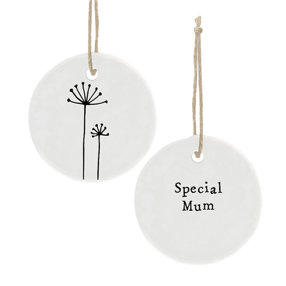 Special Mum Mini Porcelain Hanger | Cracker Filler | Mini Gift