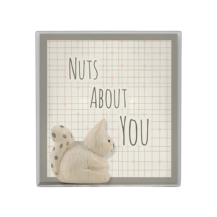 2cm Wooden Squirrel Boxed | Nuts About You | Cracker Filler | Mini Gift